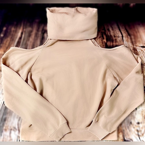 LANSTON || Porter Cold Shoulder Pullover in Blush - SZ XS ✨NEW W/ TAGS✨ - Picture 3 of 12